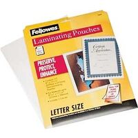 Fellowes 52005 Letter Size Laminating Sheet