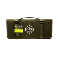 WAXED CANVAS KNIFE ROLL GREEN 