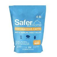 Safer 51703 Diatomaceous Earth, Powder, 4 lb