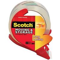 Scotch 3650S-RD Long Lasting Moving and Storage Packaging Tape