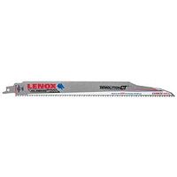 Lenox 1832146 Reciprocating Saw Blade, 1 in W, 12 in L, 6 TPI, Carbide Cutting Edge