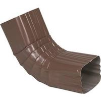 Amerimax 2526419 Type A Square Corrugated Gutter Front Elbow