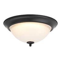 CEIL LT LED FLUSH MT MBLK 11IN