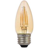 BULB LED MEDIUM B10 AMBER 4W  