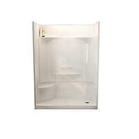 STALL SHWR 60X30X80IN WHT     