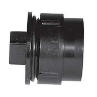 IPEX 027707 Cleanout Adapter with Plug, 2 in, Spigot x FPT, Black, SCH 40 Schedule