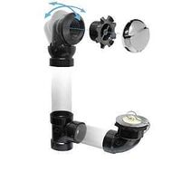 WASTE&OVERFLW KIT CHRM PLG&CHN