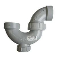 DWV P-TRAP UNION WTH C/O 1-1/2