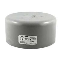 DWV CAP PVC HUB 3IN           