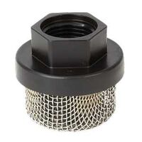 INLET STRNR NYLN CAP 7/8IN UNF