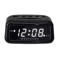 ALARM CLCK DIG WHT LED W/USB-C