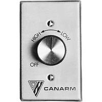 Canarm MC5 Fan Speed Control Switch, 5 A, 120 V, Rotary Actuator