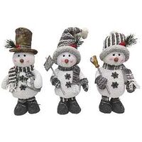 TOY PLUSH SNOWMAN STANDNG 15IN