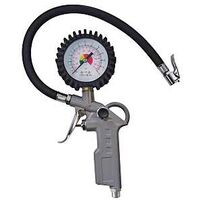 Topring 88.63 Tire Inflator, 0 to 170 psi, Rubber Gauge Case