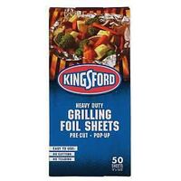 Kingsford BBP12021 Grilling Foil Sheet, Aluminum, Silver