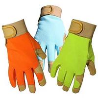 GLOVES LADIES SYN LEATHER PALM