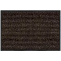Multy Home Platinum 1005382 Utility Floor Mat, 3 ft L, 4 ft W, 1/4 in Thick, Polyester Rug, Charcoal