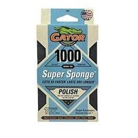 Gator 7465 Sanding Sponge, 5 in L, 3 in W, 1000 Grit, Mirror Fine, Silicon Carbide Abrasive