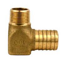 HYDRANT ELBOW BRASS 3/4 X 1IN 