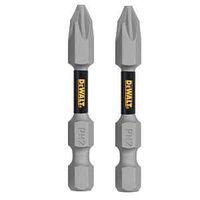 DEWALT TOUGHGRIP DWAF2PH2TG2 Screwdriver Bit, #2 Drive, Phillips Drive, 1/4 in Shank, Hex Shank, 2 in L, Steel