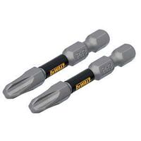 DEWALT TOUGHGRIP DWAF2PH3TG2 Screwdriver Bit, #3 Drive, Phillips Drive, 1/4 in Shank, Hex Shank, 2 in L, Steel