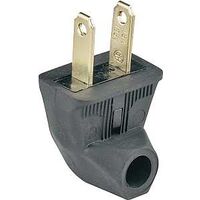 Cooper 84BK-BOX Non-Grounded Angled Electrical Plug