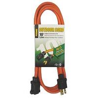 CORD EXTENSION ORG 16/3GA 10FT