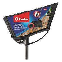 O-Cedar 168215 Angle Broom, 12-1/2 in Sweep Face, Plastic Bristle, Steel Handle