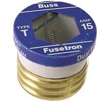 Bussmann T-15 Low Voltage Time Delay Plug Fuse