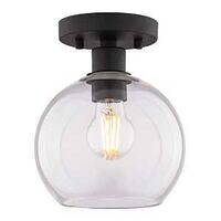 CEIL LIGHT 1LT FLUSH MT MB 7IN