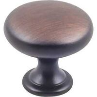 CABINET KNOB BRSH ORB 1-3/16IN