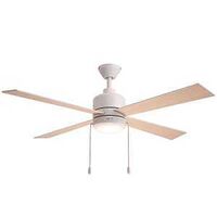 INDOOR CEIL FAN MATTE WHT 52IN