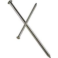 Simpson Strong-Tie T8SND1 Siding Nail, 8d, 2-1/2 in L, 316 Stainless Steel, Full Round Head, Annular Ring Shank, 1 lb