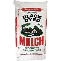 MULCH DYED BLACK 2 CUBIC FEET 