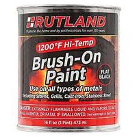 BRUSH-ON PAINT HI-TMP BLK 16OZ