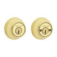 DEADBOLT DBL CYL SMRTKY BRTBRS