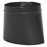 Imperial BM0040 Oval to Round Stove Pipe Boot
