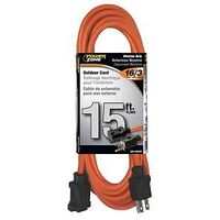 PowerZone OR501615 SJTW Round Extension Cord
