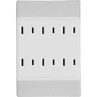 IVORY 6OUTLET 2WIRE TAP
