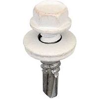 SCR SELF-TAPPING NO 14 1IN WHT