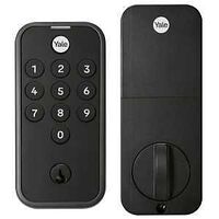 KEYPAD LOCK ELEC BLACK SUEDE  