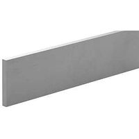 Reliable Mekano Series FBA11236 Flat Bar, 1-1/2 in W, 36 in L, 1/8 in Thick, Aluminum, 6061-T6 Grade