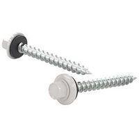 Reliable RSZ Series RSZ92WVP Screw, #9-15 Thread, 2 in L, Hex Drive, Self-Tapping, Type A Point, Neoprene/Steel, 100 BX