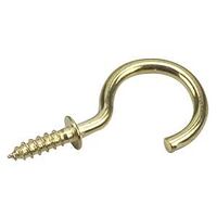 HOOK CUP BRS 7/8X1-5/16IN     