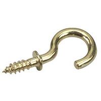 HOOK CUP BRS 1/2X7/8IN        