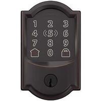 DEADBOLT W/CAMELOT TRIM AGDBRZ