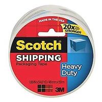 Scotch 3850/3501-CL Shipping Packaging Tape