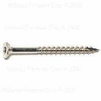 SaberDrive 50218 Deck Screw, #9 Thread, 2 in L, Stainless Steel, 124 PK