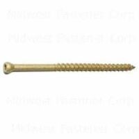 TRIM SCREW TAN NO8 X 3IN      