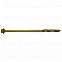 TIMBER SCREW HEX TAN 1/4 X 8IN